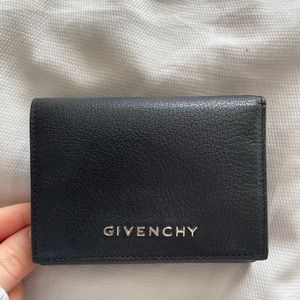 Givenchy black leather wallet